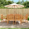 vidaXL Hagestoler 6 stk 56x55,5x90 cm heltre akasie