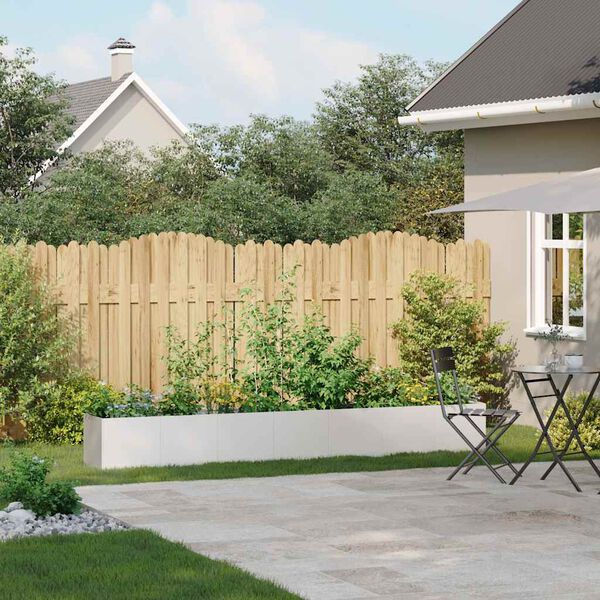 vidaXL Plantekasse 280x40x40 cm rustfritt st&aring;l