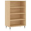 vidaXL Highboard sonoma eik 57x35x90 cm konstruert tre