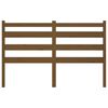 vidaXL Sengegavl honningbrun 141x4x100 cm heltre furu