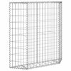 vidaXL Gabion h&oslash;ybed trapesform galvanisert st&aring;l 100x20x100 cm