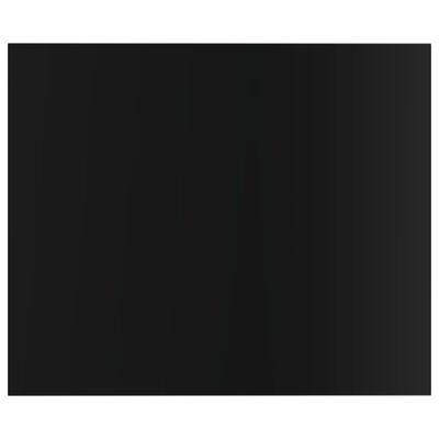 vidaXL Hylleplater 4 stk høyglans svart 60x50x1,5 cm sponplate