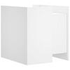 vidaXL Nattbord hvit 45x50x50 cm konstruert tre