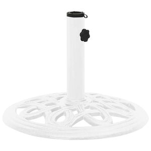 vidaXL Parasollbase hvit 40x40x32 cm st&oslash;pejern