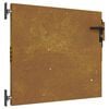 vidaXL Hageport 85x150 cm cortenst&aring;l tredesign