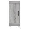 vidaXL Highboard gr&aring; sonoma 34,5x34x180 cm konstruert tre