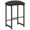 vidaXL Barstol Gr&aring;brun 40 x 32 x 64 cm Konstruert tre