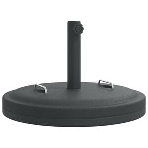 vidaXL Parasollfot med hjul for &Oslash;38 / 48 mm stenger 25 kg rund