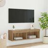 vidaXL TV Veggskap Panama Artisan Eik 100 x 30 x 30 cm Konstruert tre
