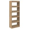 vidaXL Bokskap artisan eik 60 x 30 x 166 cm Konstruert tre