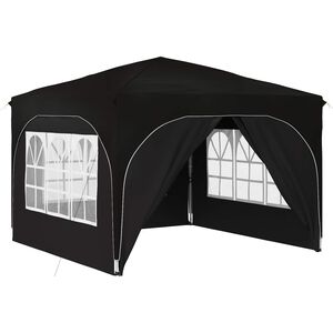 vidaXL Pop-up Festtelt 290 x 290 x 245 cm Svart