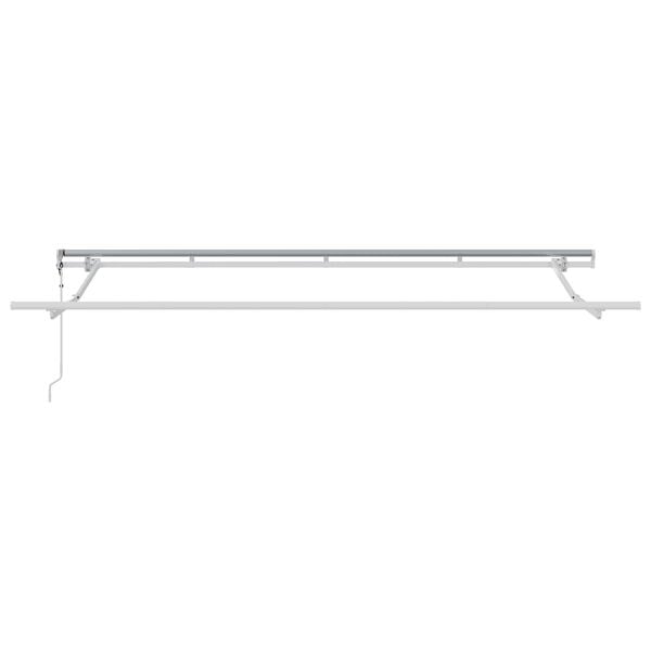 vidaXL Innvendbar Markise Antrasitt 400 x 200 cm stoff