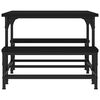 vidaXL Salongbord svart 100x50,5x40 cm konstruert tre