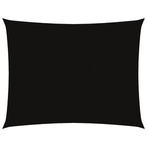 vidaXL Solseil oxfordstoff rektangul&aelig;r 3x4 m svart