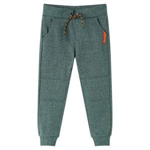 Joggebukser for barn m&oslash;rkegr&oslash;nn 92