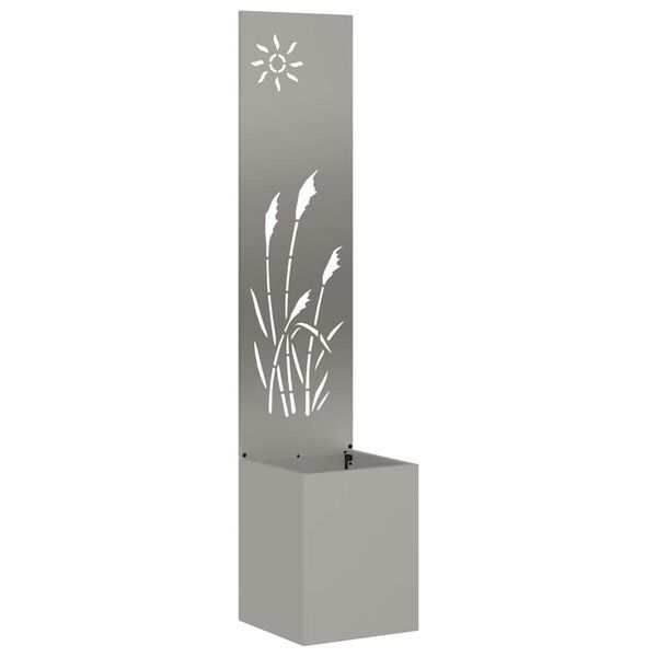 vidaXL Hageprivat skjerm Fretwork Rusten 32 x 140 cm Cortenst&aring;l