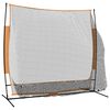 vidaXL Golfnett svart og oransje 215x107x216 cm polyester