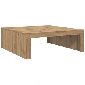 vidaXL Salongbord artisan eik 100x100x35 cm konstruert tre