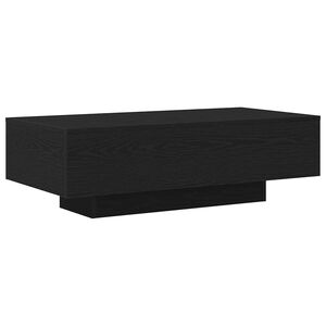 vidaXL Kaffebord Svart Eik 100 x 49,5 x 31 cm Konstruert tre