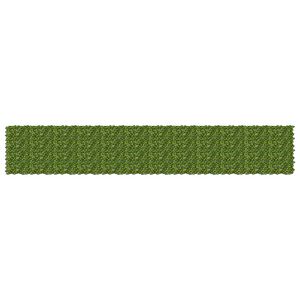 vidaXL Balkong skjerm med blader Gr&oslash;nn og gul 600 x 100 cm