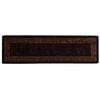vidaXL Teppe Runner MARSA Svart 80 x 350 cm Polyester og PVC