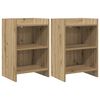 vidaXL Nattbord 2 stk. Artisan eik 40 x 30 x 60 cm Konstruert tre