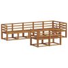 vidaXL Utend&oslash;rs sofa-sett 8 pcs Naturlig Solid akasietre