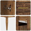 vidaXL Serviesskap Gamle tre 69,5 x 34 x 90 cm Konstruert tre