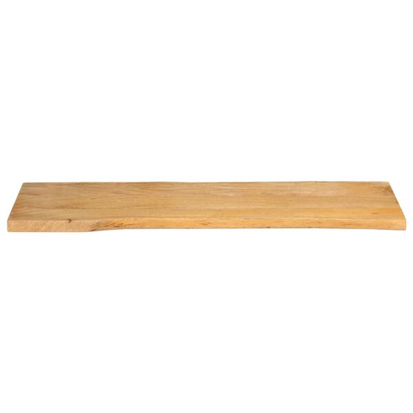 vidaXL Bordplate 140x40x2,5 cm naturlig kant heltre mango