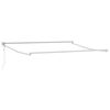 vidaXL Innvendbar Markise Hvit 350 x 250 cm stoff