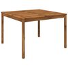 vidaXL Hage middagsbord Naturlig 110 x 108,5 x 75 cm Solid akasietre