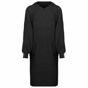 vidaXL Teppe-hettegenser KINN Svart XL Bomull