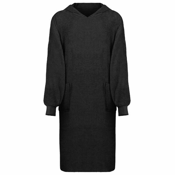 vidaXL Teppe-hettegenser KINN Svart XL Bomull