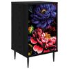 vidaXL Nattbordskap KIEL Svart eik 36 x 33 x 61 cm Konstruert tre