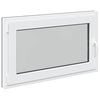 vidaXL Kj&oslash;levindu RISOR 100 x 60 cm PVC og glass Antrasitt