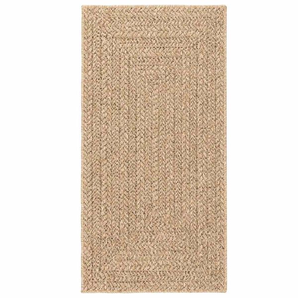 vidaXL Teppe ZIZUR beige 80x250 cm jute-utseende innend&oslash;rs og utend&oslash;rs