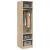 vidaXL Garderobe sonoma eik 50x50x200 cm konstruert tre