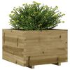 vidaXL Plantekasse 70x70x49,5 cm impregnert furu