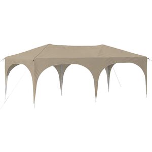 vidaXL Pop-up Festtelt 575 x 288 x 245 cm Krem Oxford Stoff