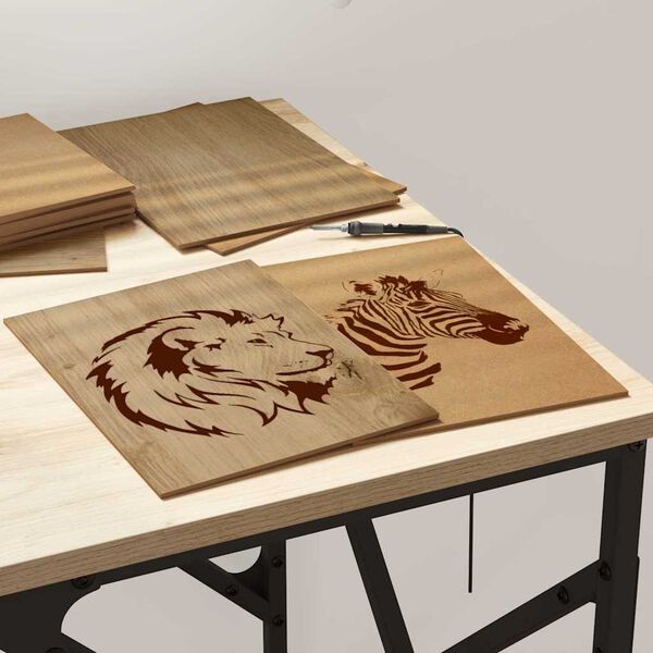 vidaXL Dekorpaneler 150 pcs Artisan Eik 21 x 30 x 0,27 cm