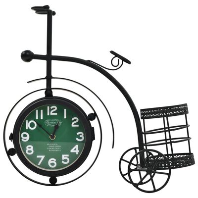VidaXL Dobbeltsidig klokke med gammeldags sykkel