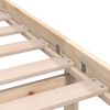 vidaXL Sengeramme heltre furu 90x200 cm