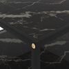 vidaXL Salongbord svart 80x80x35 cm herdet glass
