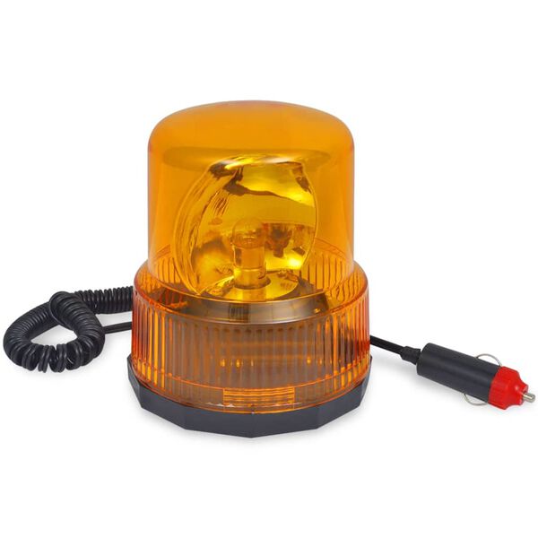 Roterende varsel lys med magnetisk base 12V