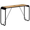 vidaXL Konsollbord 140x35x76 cm grov heltre mango