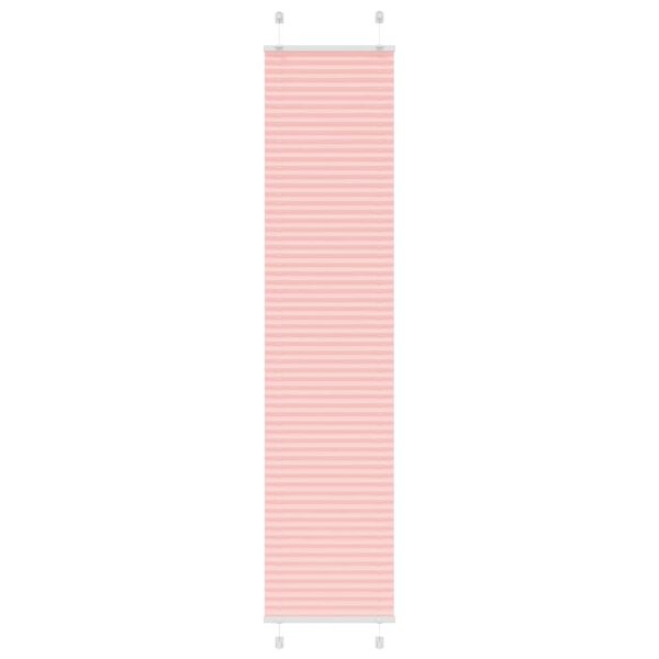 vidaXL pliss&eacute;gardin Rosa 50x200 cm Stoff Bredde 49,4 cm Polyester
