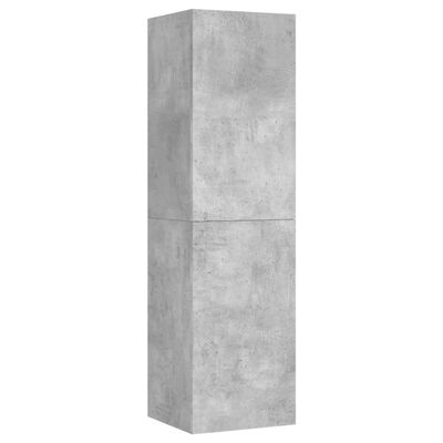 vidaXL TV-benker 2 stk betonggrå 30,5x30x110 cm sponplate