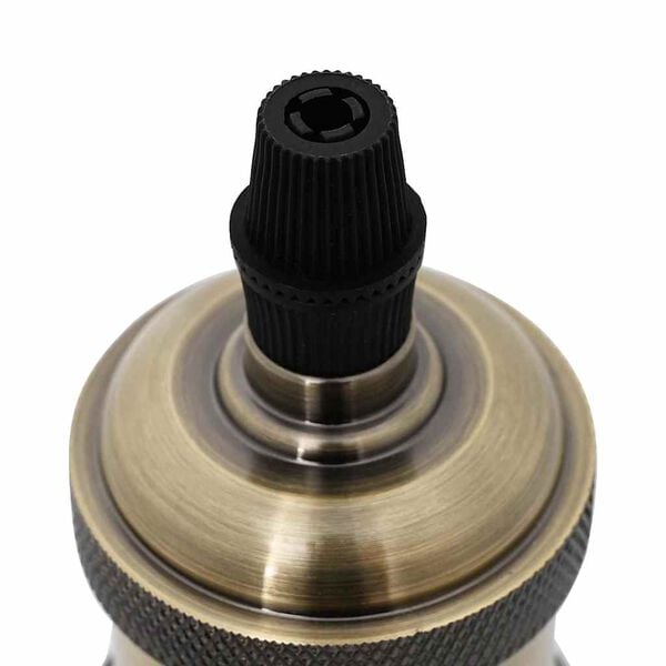 vidaXL Lampeholdere 2 stk bronse E27