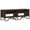 vidaXL TV-benk brun eik 122x34x41 cm konstruert tre