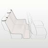 TRIXIE Bilsetetrekk for hunder 140x120 cm delbar beige